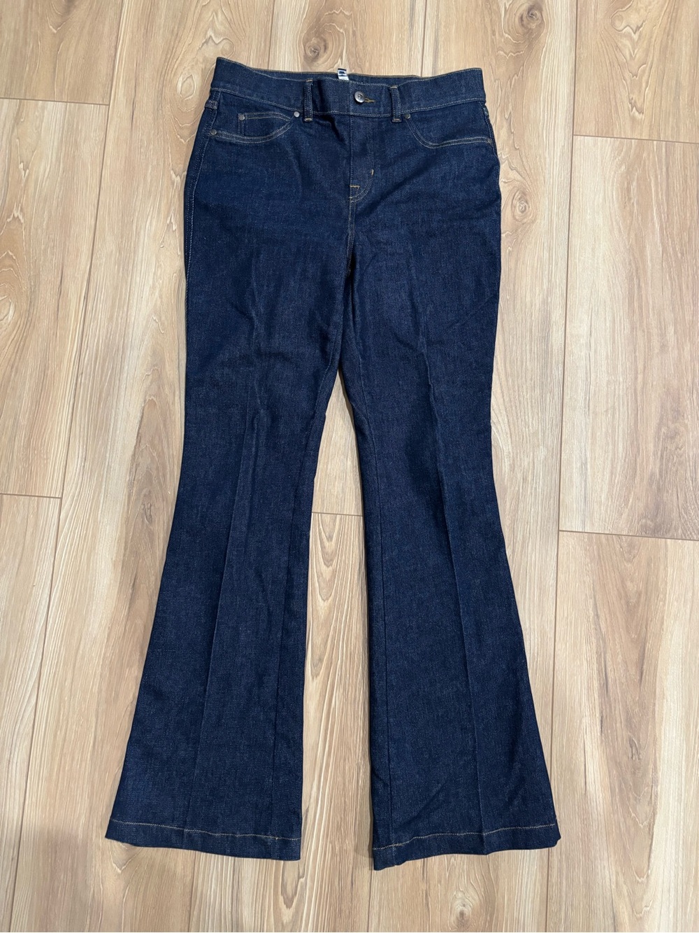 SPANX Dark Indigo Bootcut Jeans